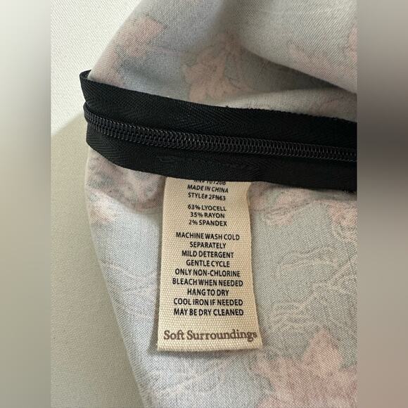 Soft Surroundings Curio Pants Size XL Printed Elastic Waist - Picture 4 of 8